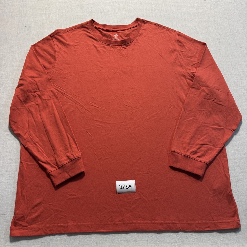HB Long Sleeve T-Shirt Mens 2XL Burnt Orange  New wihout Tags